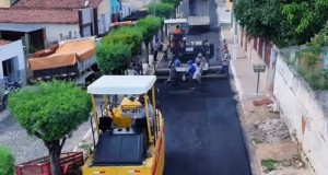 Obras de pavimenta��o avan�am e ampliam qualidade da infraestrutura em Santana de Mangueira