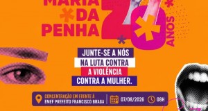 Prefeitura e C�mara Municipal promovem caminhada nesta sexta (7) em alus�o aos 20 anos da Lei Maria da Penha
